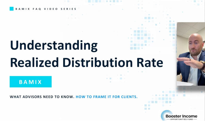 Understanding Realized Distribution Rate